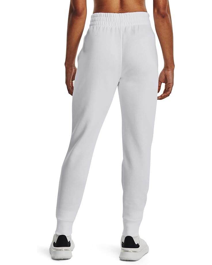 

Брюки Under Armour Rival Fleece Joggers, цвет White/Black