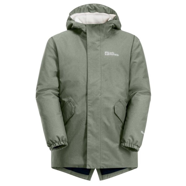 

Уютная куртка-парка для девочек с медвежонком Jack Wolfskin, Mint Leaf