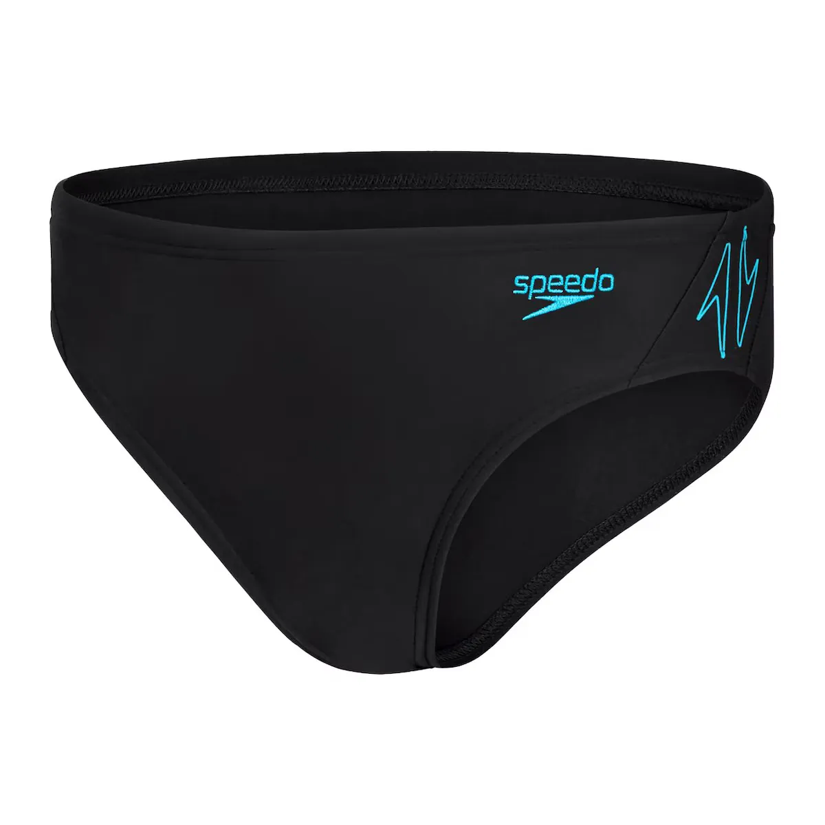 

Плавки-шорты Speedo Boys' 6,5 см Hyperboom Logo Splice Brief, черный
