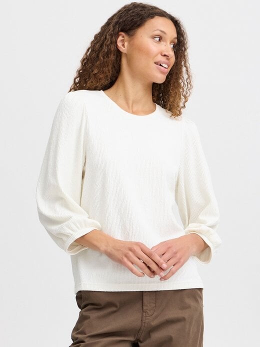 

Блузка с длинными рукавами pzjane футболка с рукавами 3/4 Pulz Jeans, белый