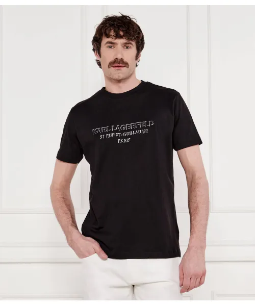 

Футболка Regular fit Karl Lagerfeld, черный
