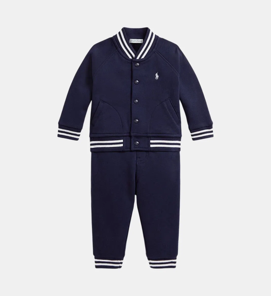 Костюм для бега из смеси хлопка Polo Ralph Lauren, синий
