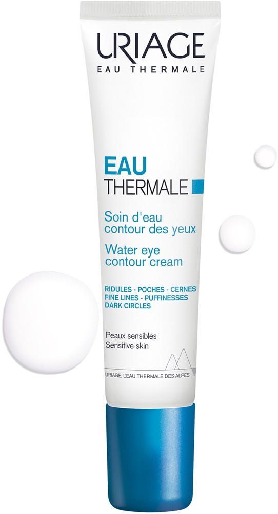 Крем для контура глаз Eau Thermale Water, активный увлажняющий крем для области вокруг глаз Uriage, 15 мл — фото 2
