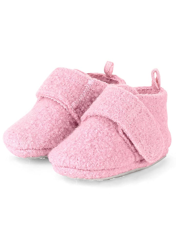 

Sterntaler Шерстяные ползающие ботинки розового цвета