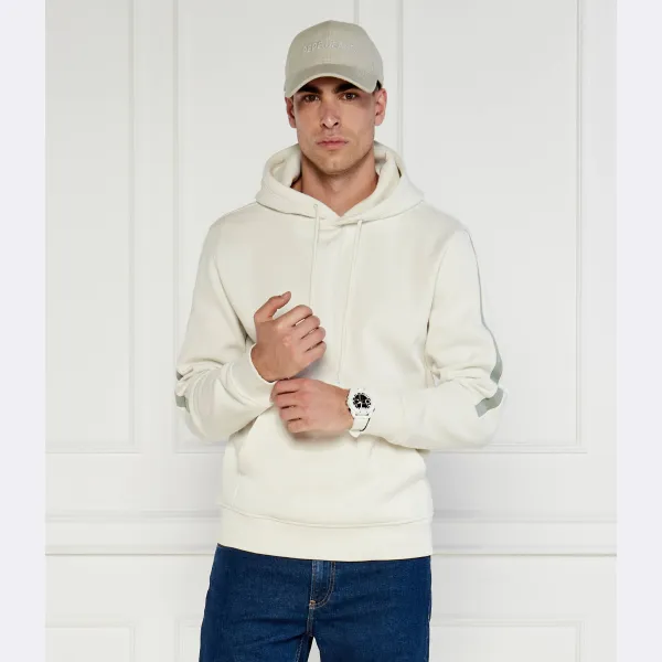 Толстовка свободного кроя Calvin Klein, экрю — фото 2