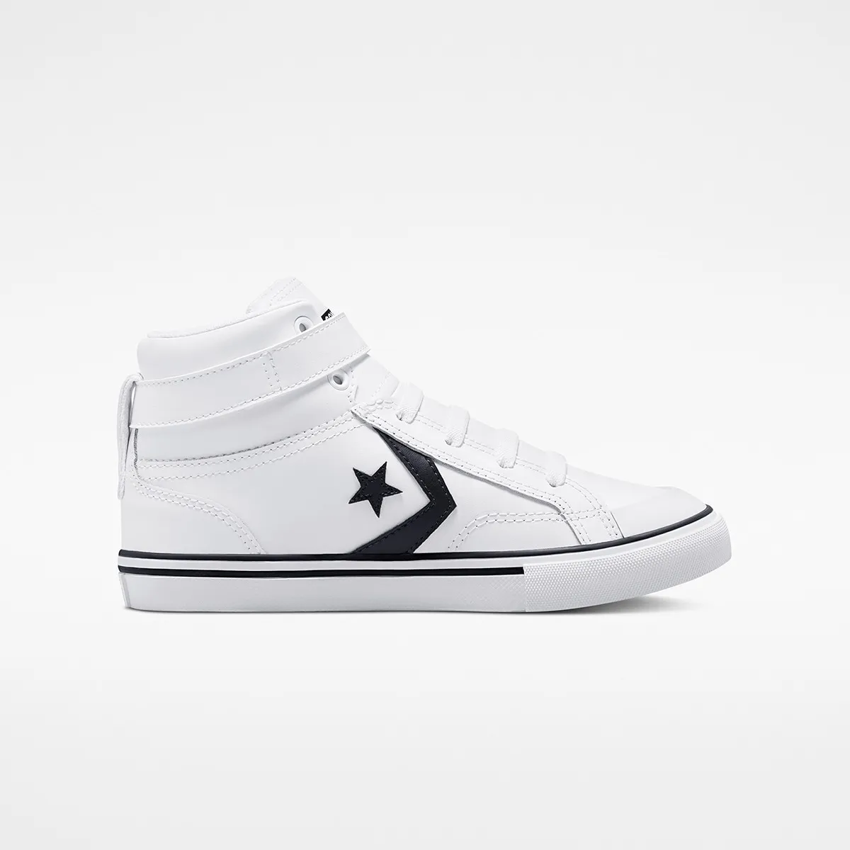 Детские повседневные кеды Pro Blaze Strap Leather High Top Converse, белый