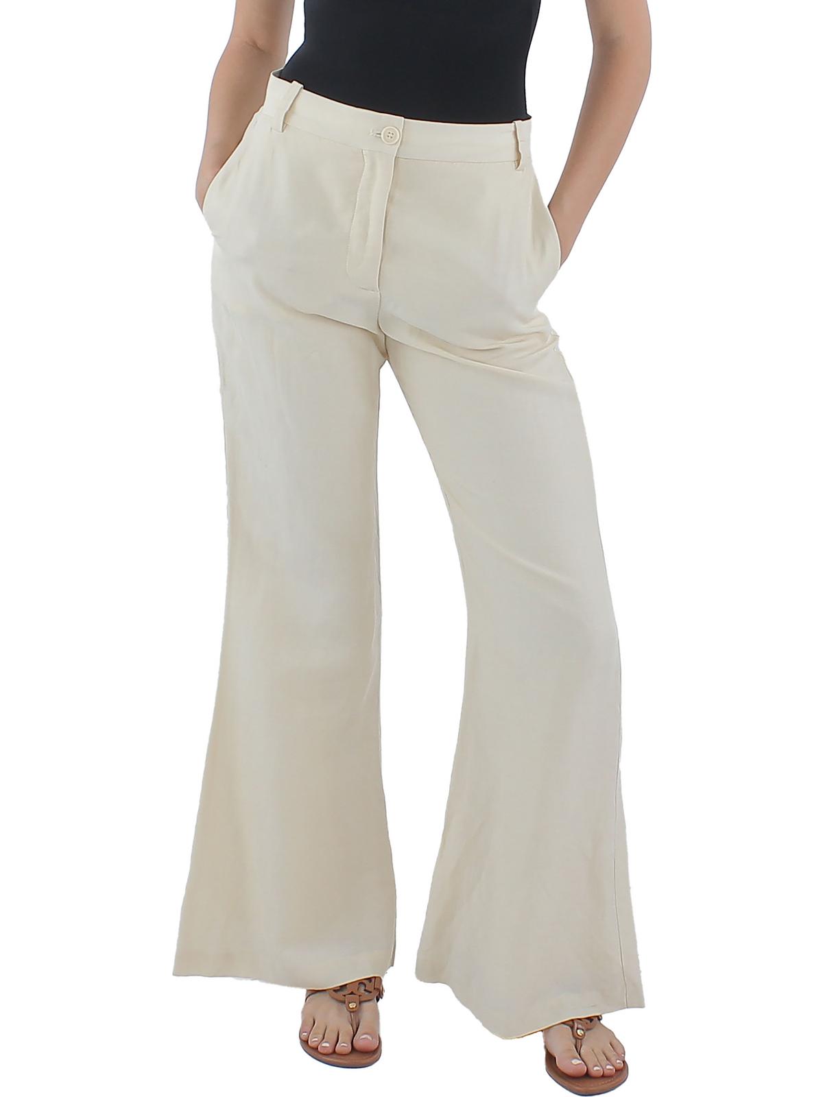 

Женские льняные брюки-клеш Carass Wide Leg By Malene Birger, бежевый