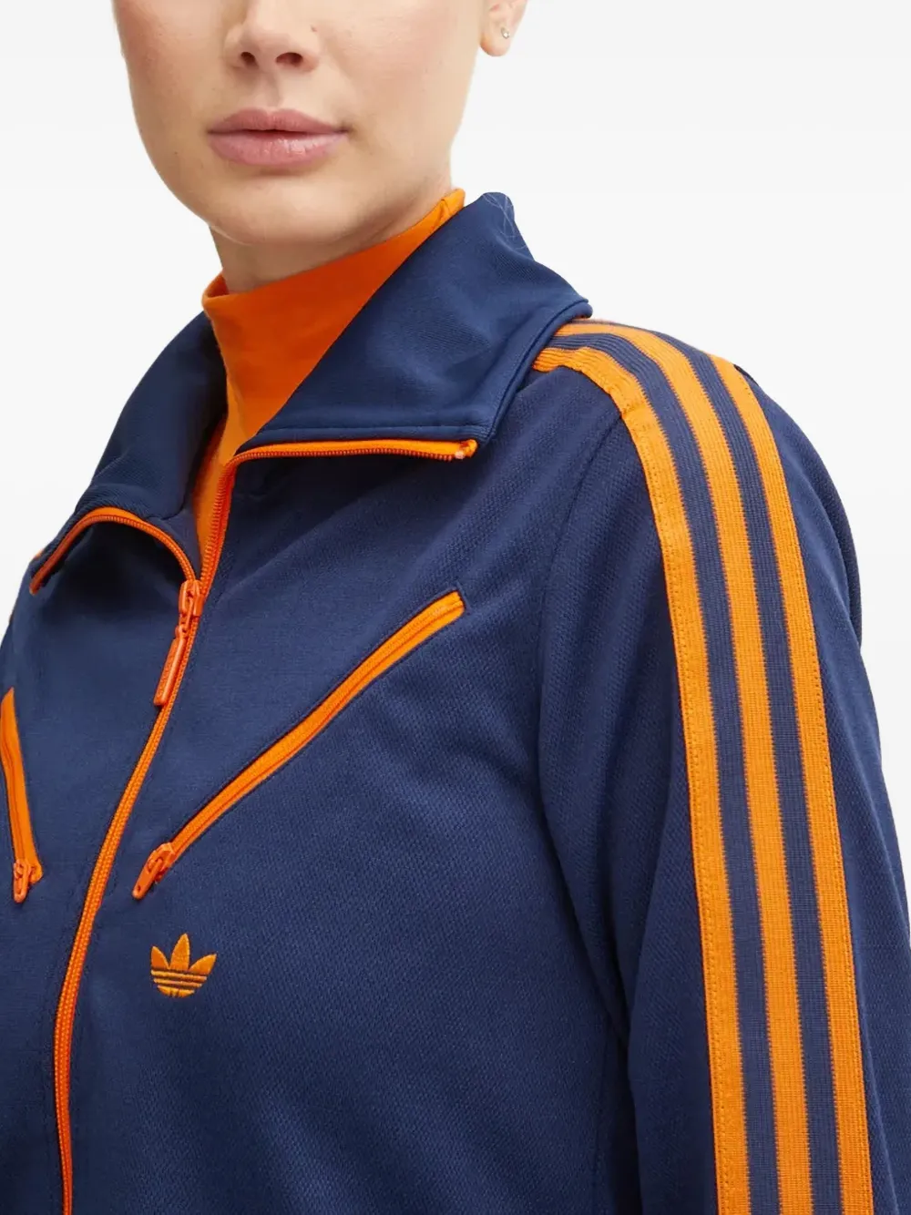Куртка с молниями adidas, синий — фото 4