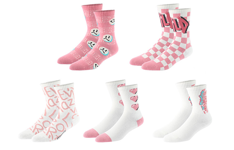 

Носки унисекс Primeet Paimi до колена, цвет pink five pairs