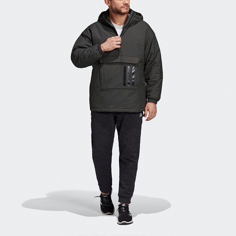 Стеганая куртка мужская Legend Earth Adidas, цвет Legend Earth — фото 3