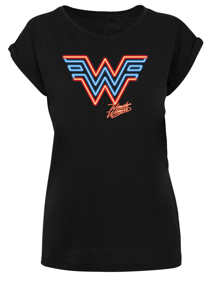 

Футболка F4NT4STIC T-Shirt DC Comics Wonder Woman 84 Neon Emblem, черный