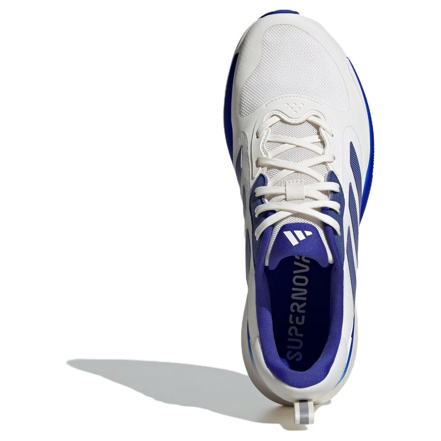 Кроссовки для бега Supernova Eterno мужские с низким верхом белый/синий Adidas — фото 4