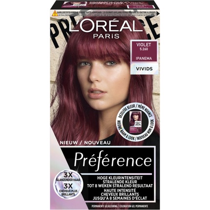 

Краска для волос L'Oreal Preference Vivids 5.26 Фиолетовый L'Oréal Paris