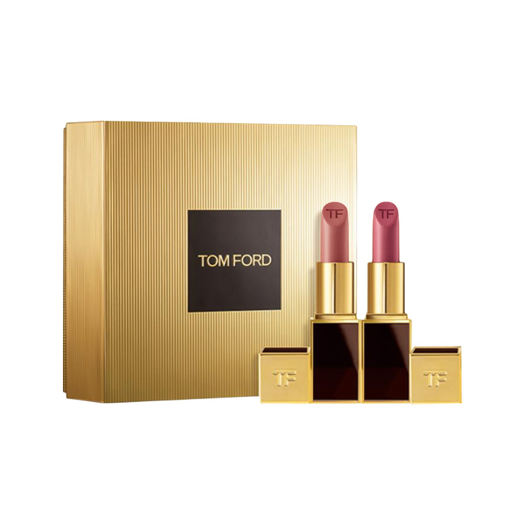 

TOM FORD Набор губных помад TF Qixi Festival Limited Black Tube с атласным блеском, легко растушевывается, оттенки Complexion 3.5g+3g