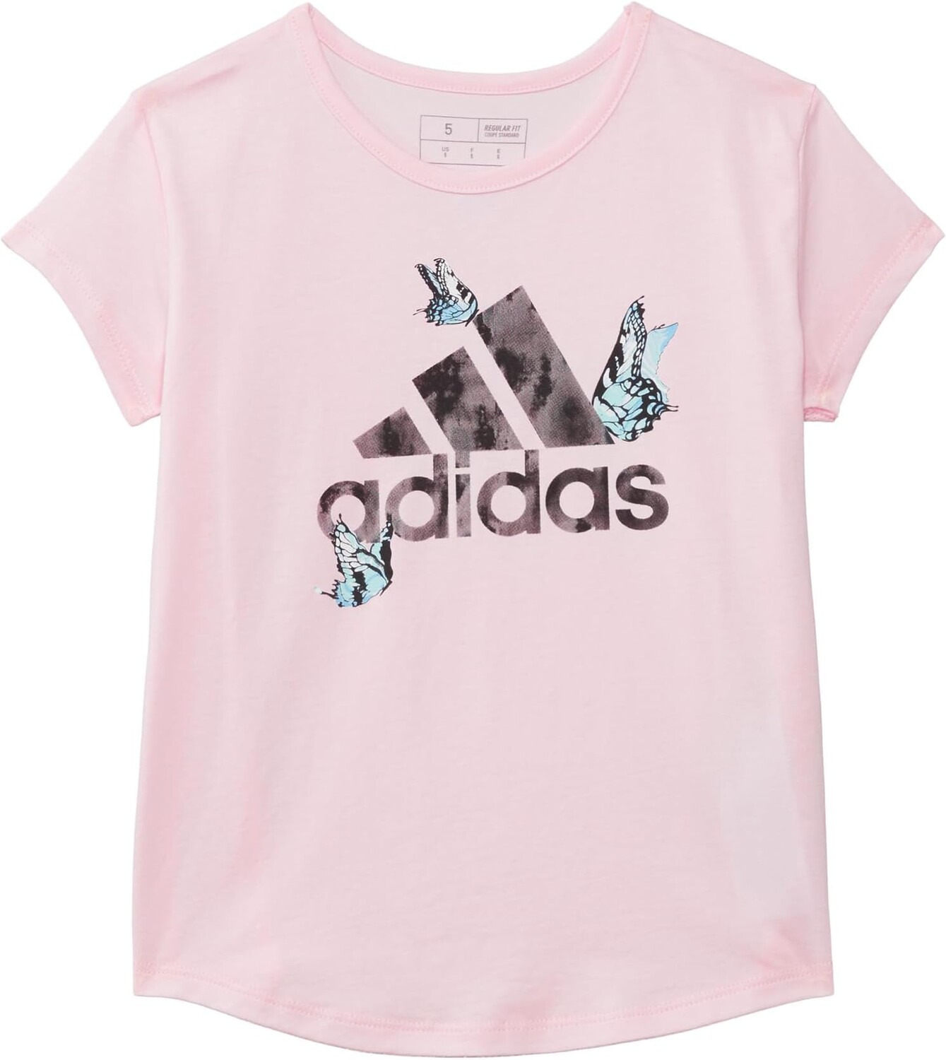 

Футболка Adidas Essential Tee S24(Toddler/Little Kid), цвет Pink Multi