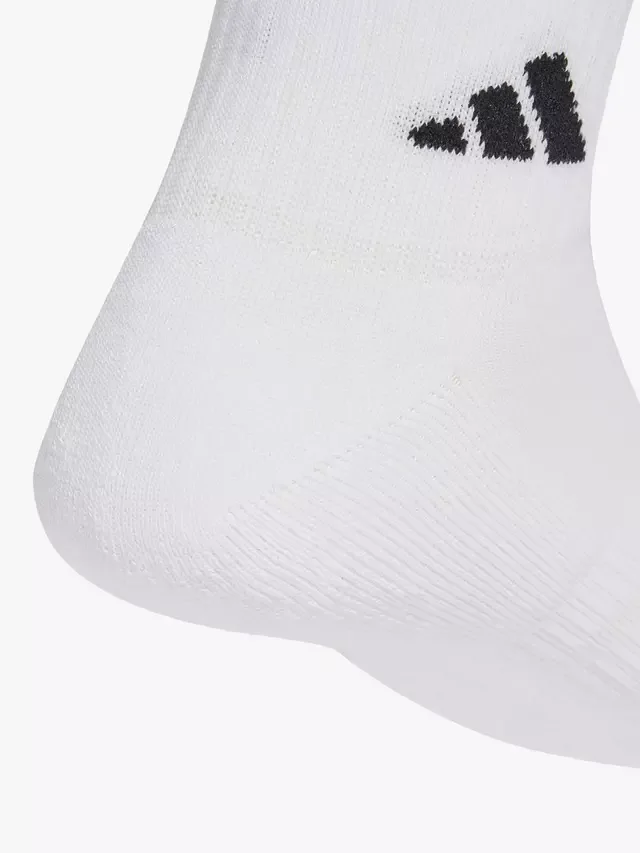 Мягкие короткие носки Essential, упаковка из 6 штук, белые adidas — фото 3