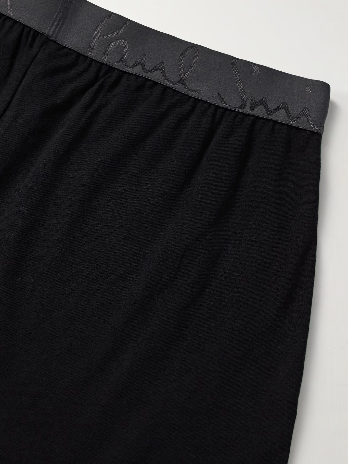 

Пижамные шорты Elias из хлопкового джерси PAUL SMITH, черный