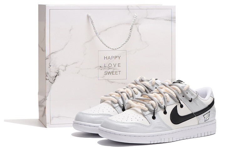 

Кроссовки Nike Dunk Skateboard Shoes Men Low-Top Black Gray