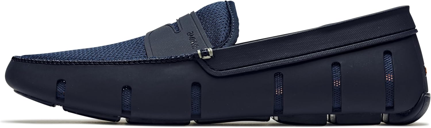 

Мужские лоферы SWIMS Penny слипоны мокасины Классические корабельные/декомочные туфли для мужчин, темно-синий