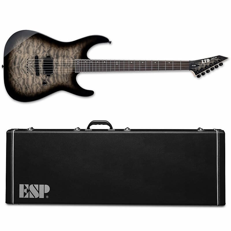 

Электрогитара ESP LTD M-1001NT Electric Guitar QM Quilted Maple Charcoal Burst + ESP Hard Case BRAND NEW M1001NT