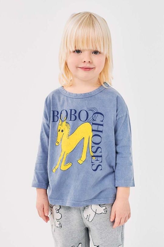 

Лонгслив с длинными рукавами Wonder Horse Bobo Choses, серый