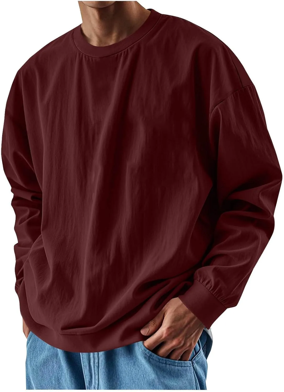 

Мужская футболка с длинным рукавом Oversized Casual