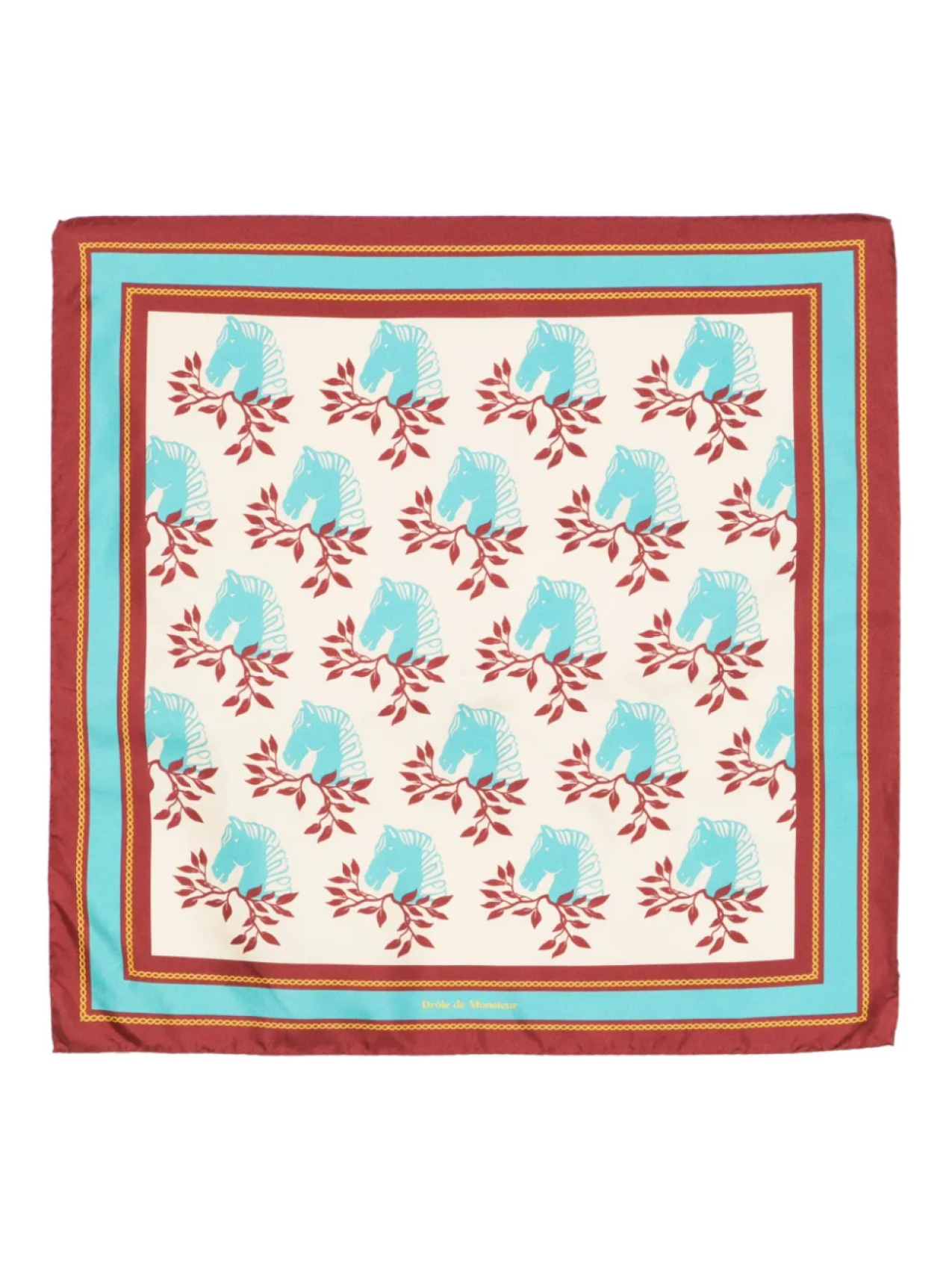 

Шарф Le Foulard Soie Polo Drôle De Monsieur, нейтральный