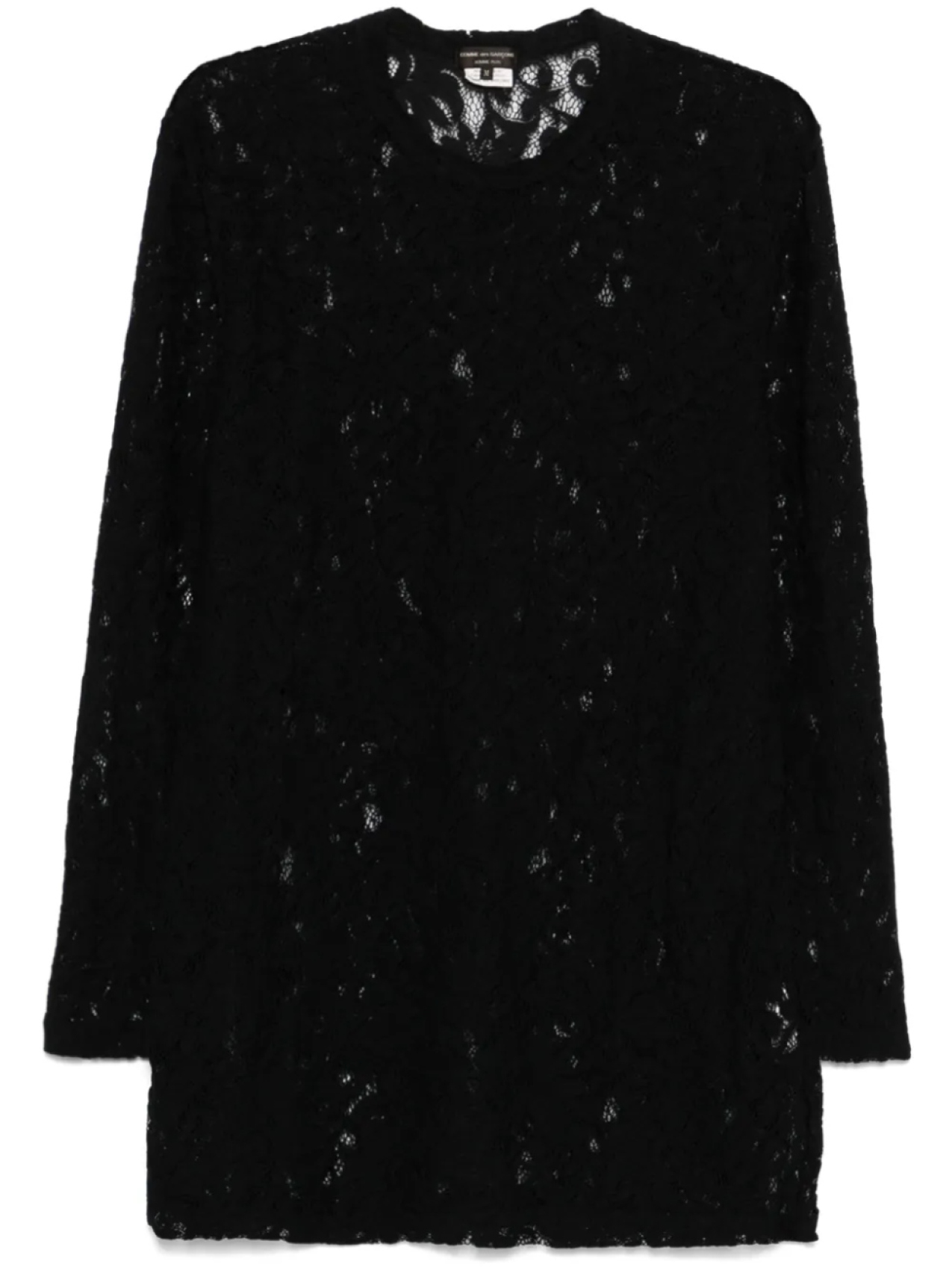 

Кружевная футболка Comme des Garçons Homme Plus, черный