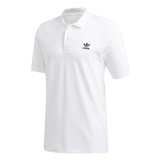 

Футболка originals essential sports basic short sleeve polo shirt white Adidas, белый