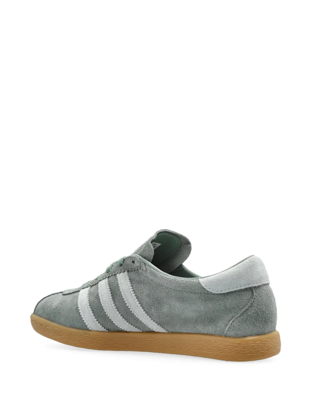 Кроссовки из табачной замши Adidas, зеленый — фото 3