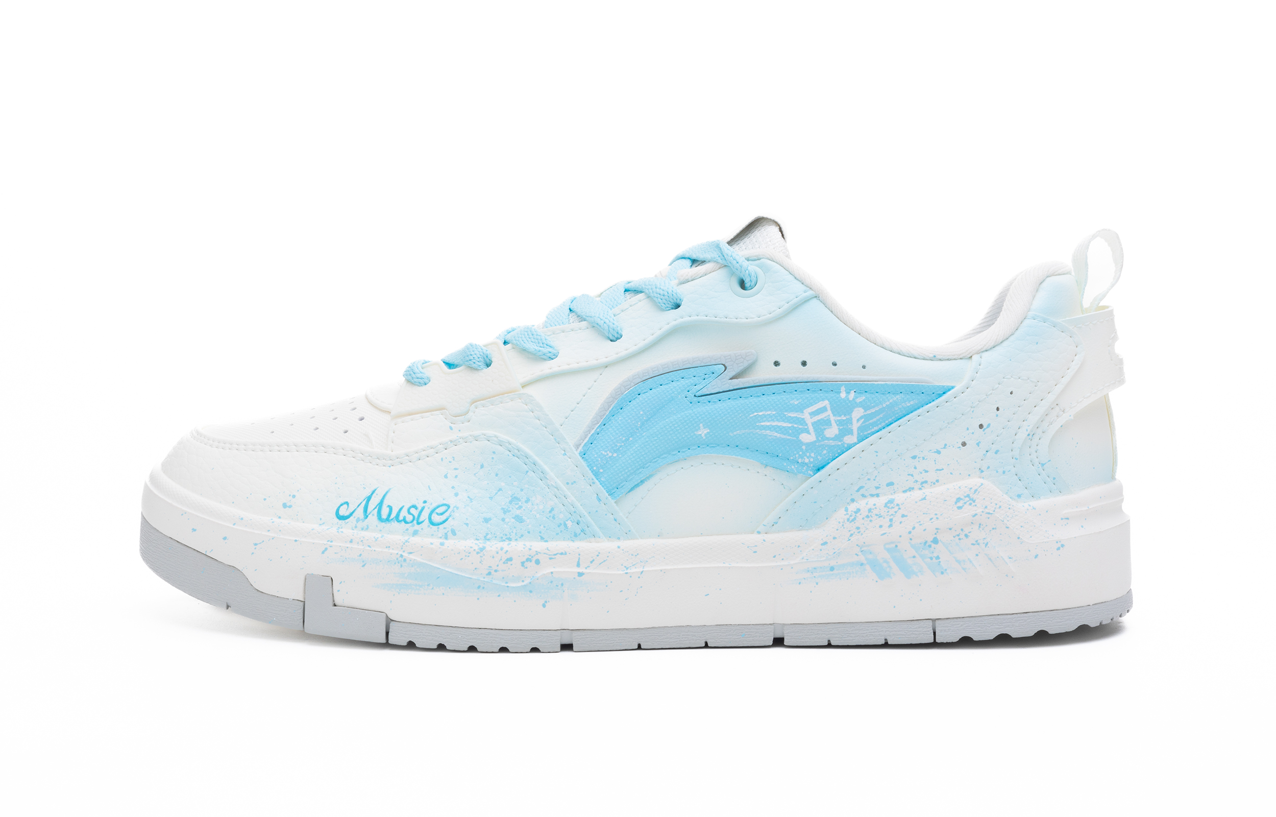 

LINING Кроссовки для скейтбординга Yuan Chu, противоскользящие, износостойкие, белые, мужские