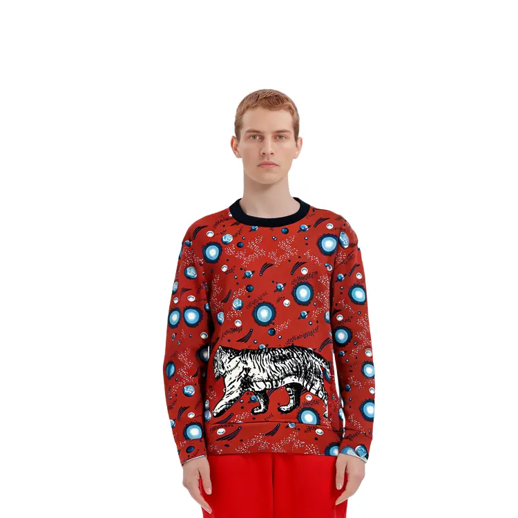 Толстовка мужская Gucci с принтом, Print — фото 2