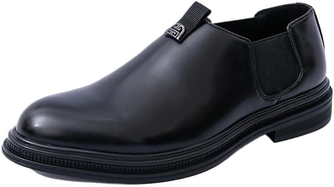 

Мужские классические оксфорды, на подскоке, деловые кожаные оксфорды, для вождения, комфортные, для вечеринок и свадеб Zestrelax, черный