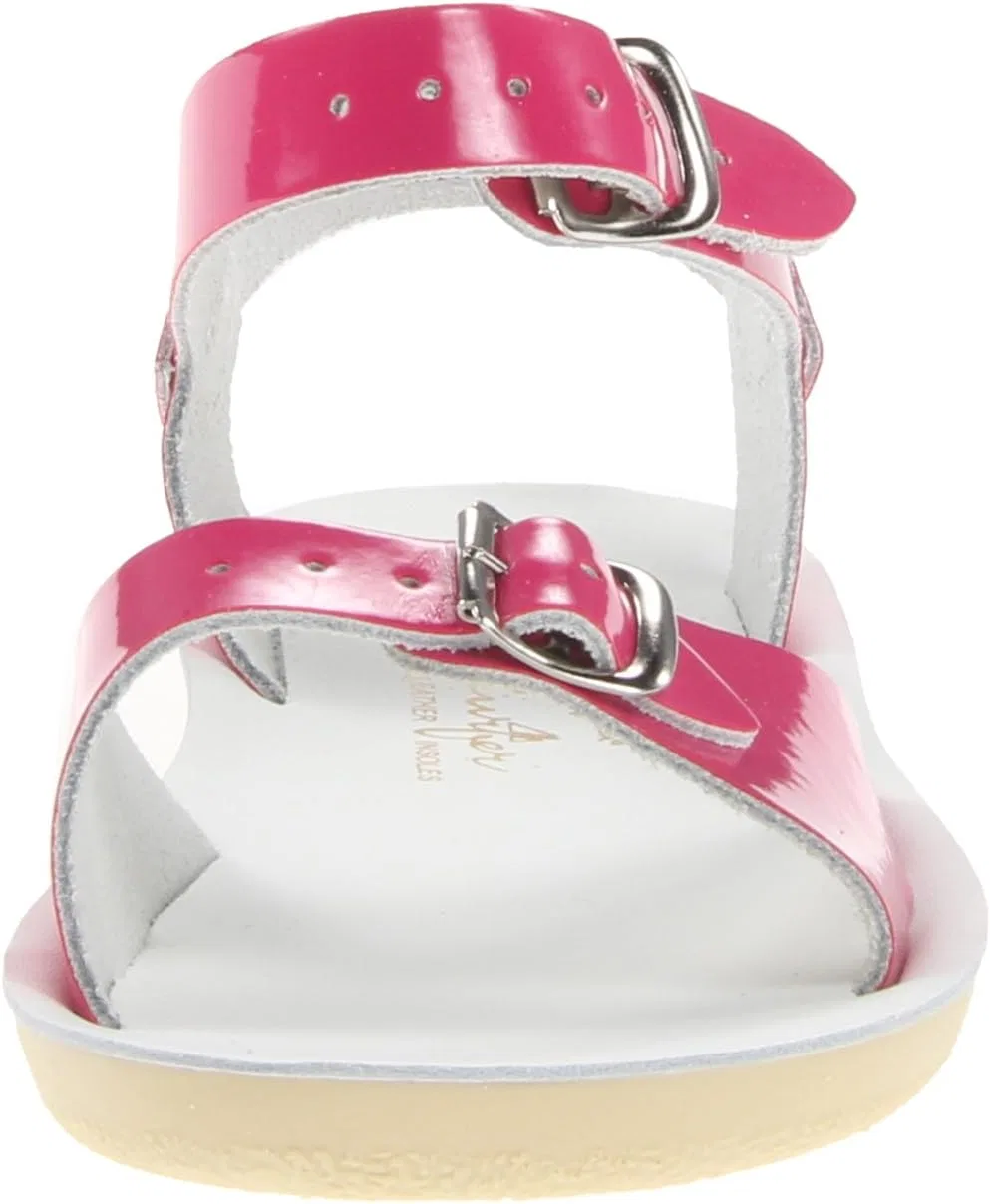 Сандалии кожаные Sun-San фуксия Salt Water Sandals — фото 2