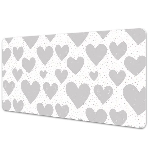 

Настольный коврик Tulup Graue Herzen, 90x45x1 см, зеленый