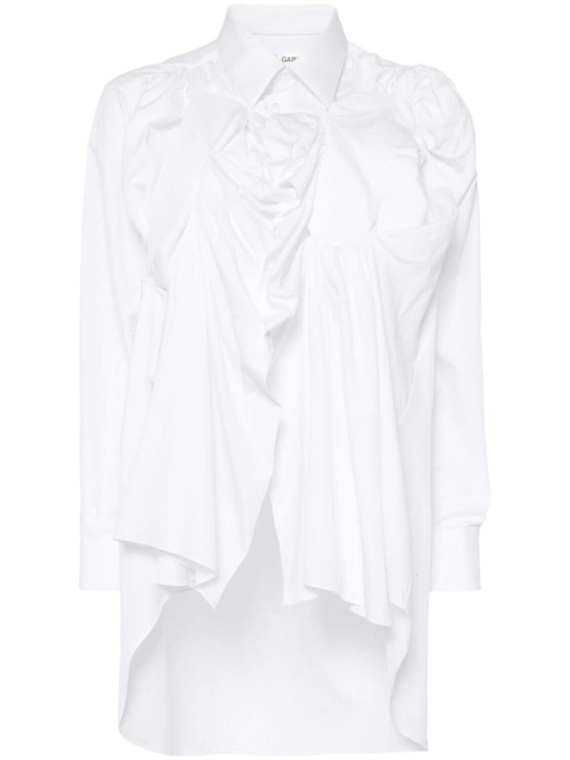 

Рубашка со сборками Comme Des Garçons, белый