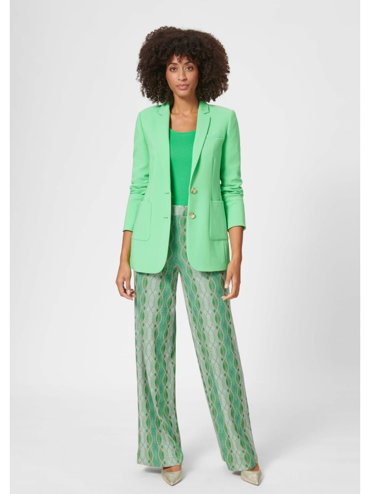 

MADELEINE Широкие трикотажные брюки с графическим принтом, яблочно-зеленого цвета / разноцветные