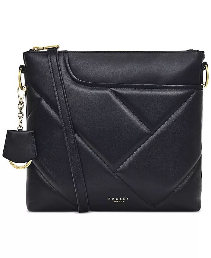 

Pockets 2.0 стеганая маленькая сумка через плечо на молнии Radley London, черный