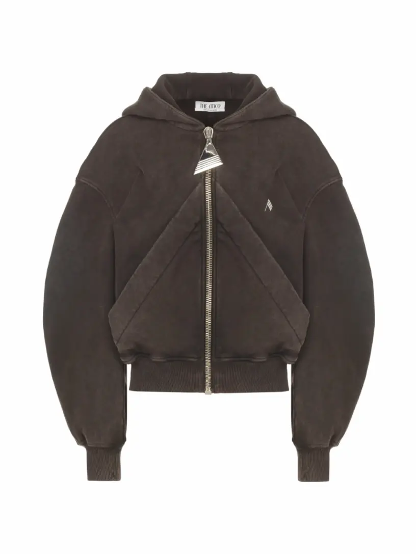 

Спортивная кофта с логотипом The ATTICO, серый