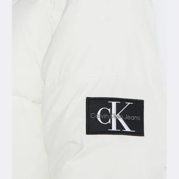 Куртка свободного кроя без пуха Es Calvin Klein, белый — фото 4