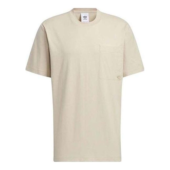 

Футболка adidas Adicolor Trefoil T-shirt 'Beige', бежевый