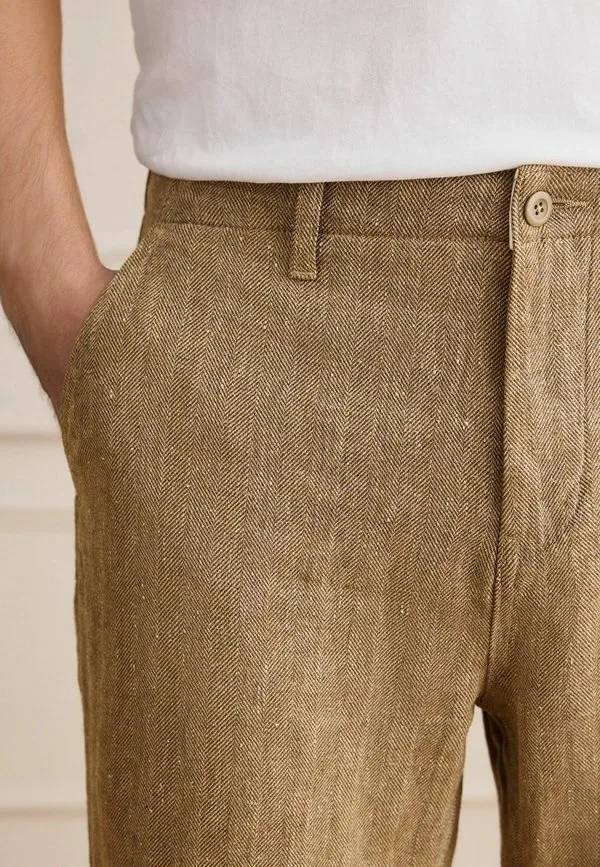 Брюки Next, Sand Herringbone