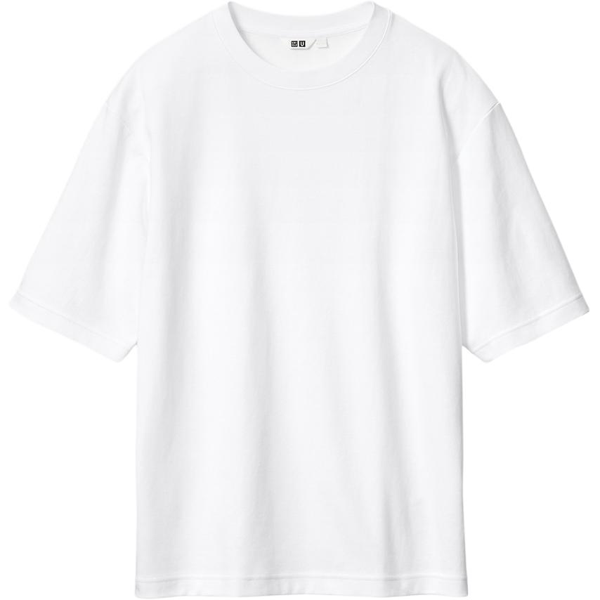 

Футболка с рукавом дроп-шоулдер женская UNIQLO, белый