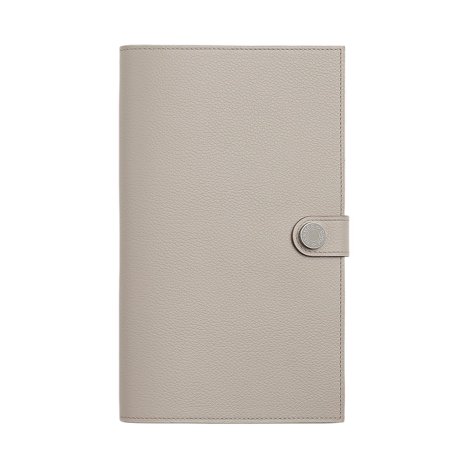 

HERMES RMS Toutenmain Calfskin Card Holder Women's Gray