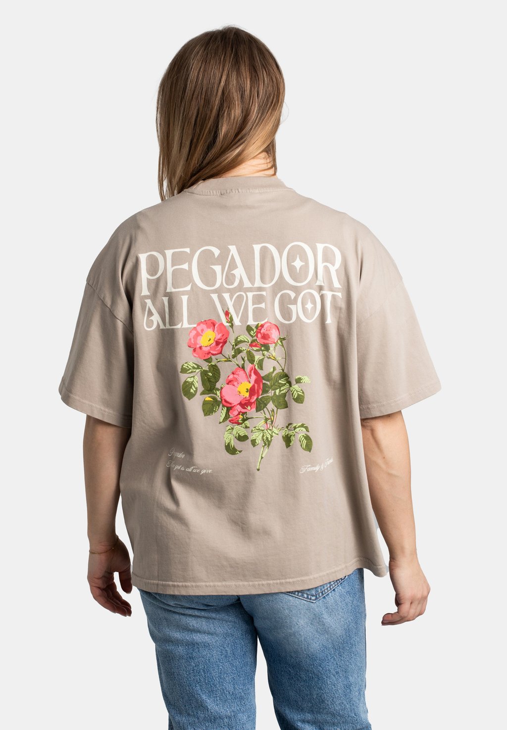 

Футболка с принтом BEALI Pegador, серый