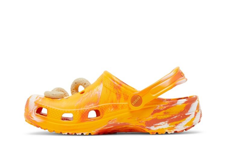 Кроссовки Crocs Honey Nut Cheerios x Classic Clog Kids Rise N’ Style, оранжевый — фото 3