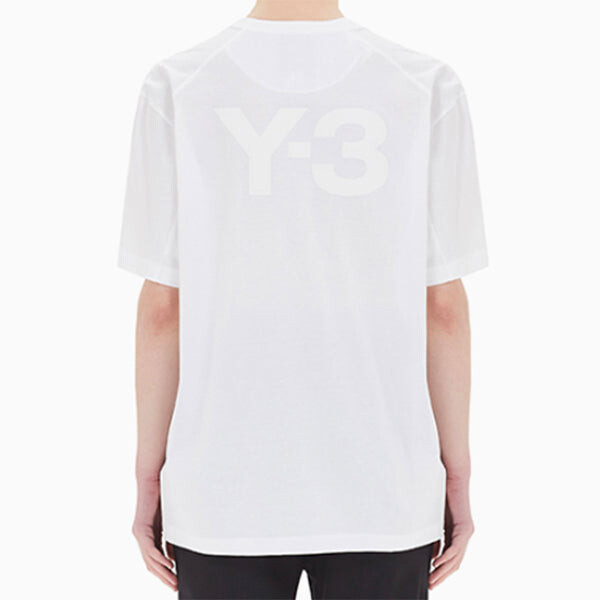 Футболка men's y-3 casual round neck short sleeve white Adidas, белый — фото 4