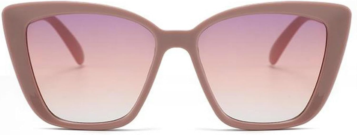 

Винтажные солнцезащитные очки «кошачий глаз» для женщин, квадратная маленькая оправа, ретро-очки, модные женские солнцезащитные очки с леопардовым принтом mincl, Purple Light Pink