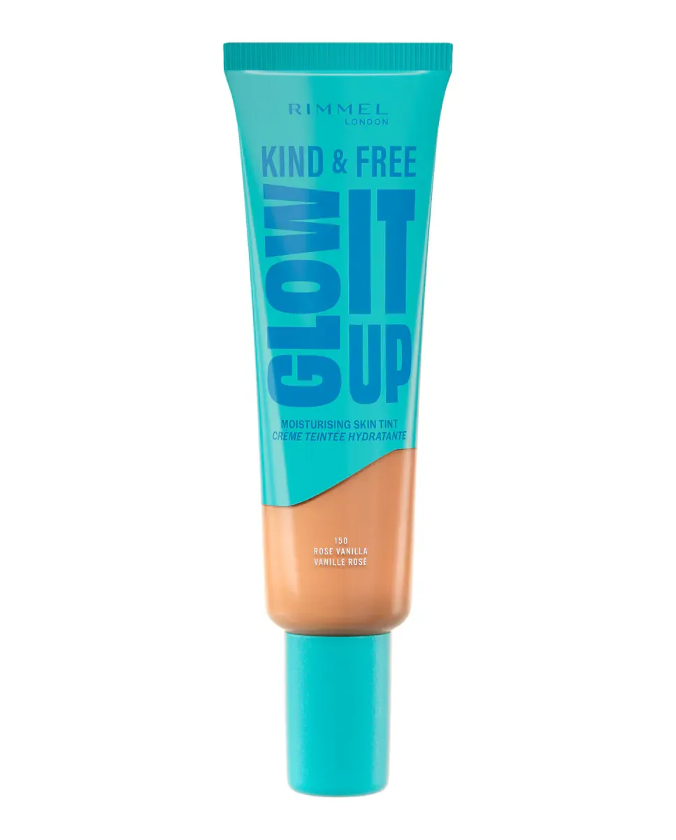 Жидкая основа для макияжа Kind & Free Glow it up 30 мл Rimmel, 150 Rose Vanilla