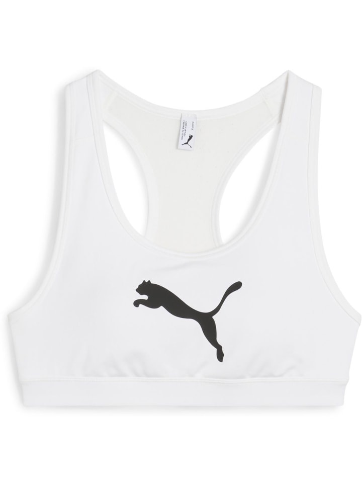 

Спортивный бюстгальтер "4KEEPS BRA - P" белого цвета Puma